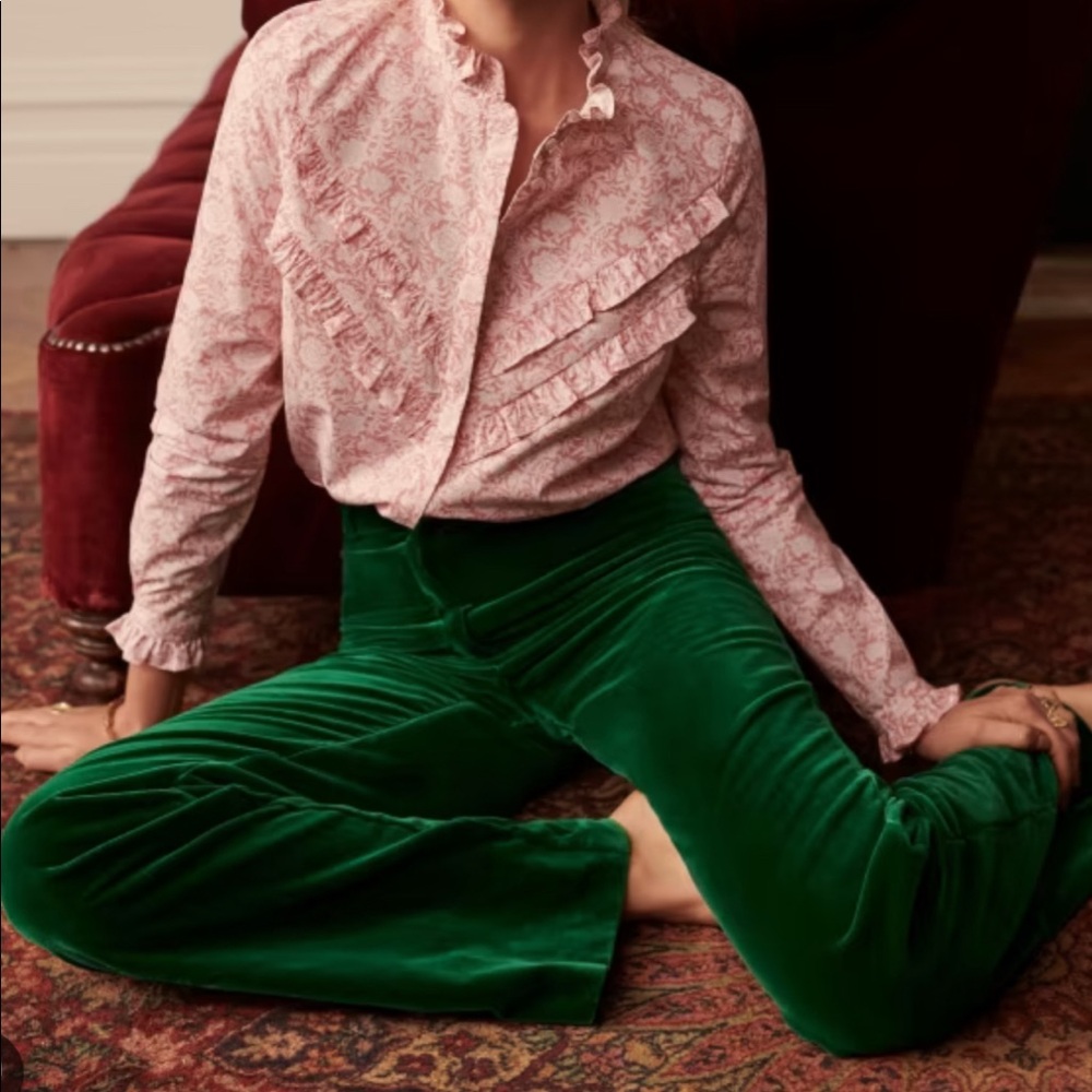 Sezane pants green size 36